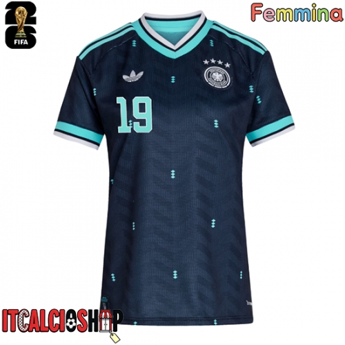Germania Leroy Sane #19 Seconda Maglia Femmina Mondiali 2026 Manica Corta